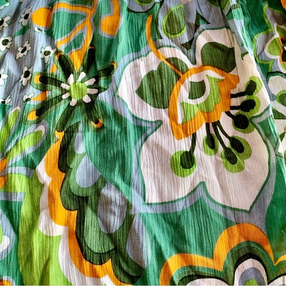 Anthropologie Off-The-Shoulder Bohemian Floral Top Size Small Raga Boho Top NWT - Picture 10 of 11